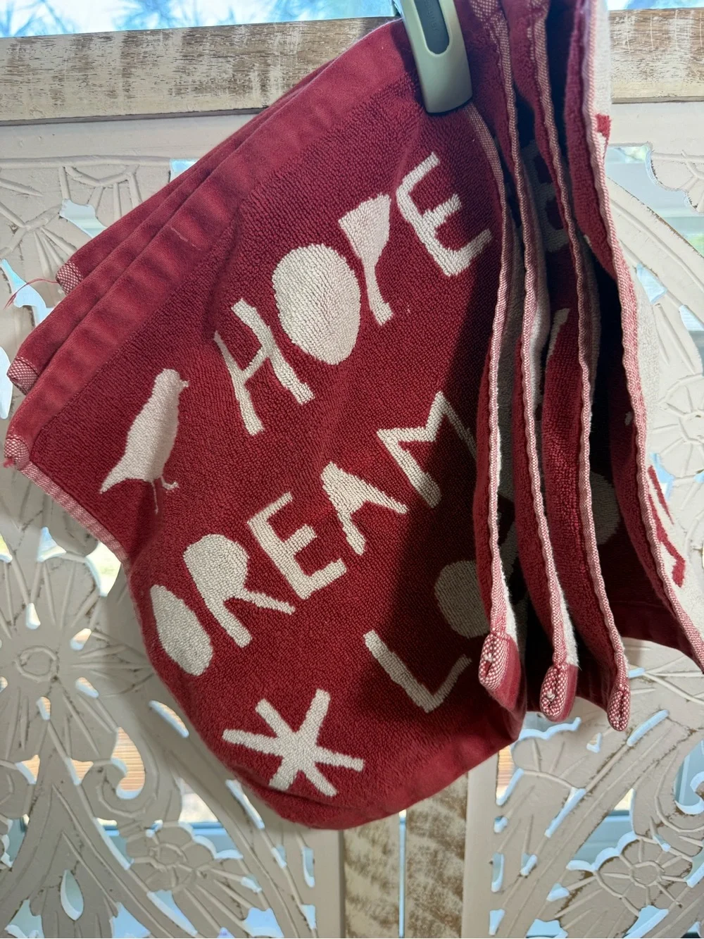 Pottery Barn Holiday  Cotton Towels - 2 towels/4 Hand Towels/4 Washcloths  Set.